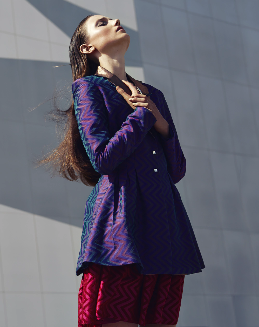 SHREKAHNTH — HOME 2026 8 Pure silk jacket with Swarovski buttons, handwoven in Varanasi using sustainable practices