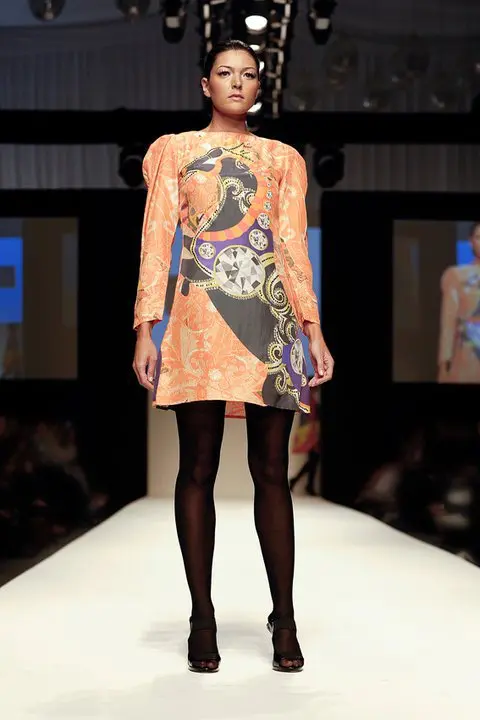 6.Horse print short dress