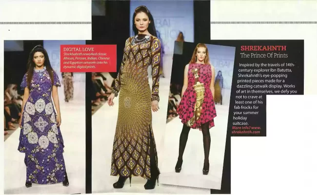 shrekahnth collection review of Dubai fashion week in Masala Magazine